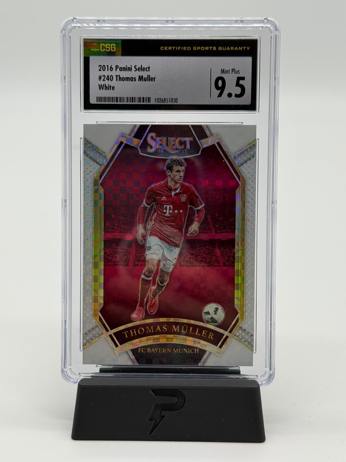 2016 Panini Select Thomas Müller White 94/99 CSG 9.5