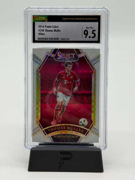 2016 Panini Select Thomas Müller White 94/99 CSG 9.5