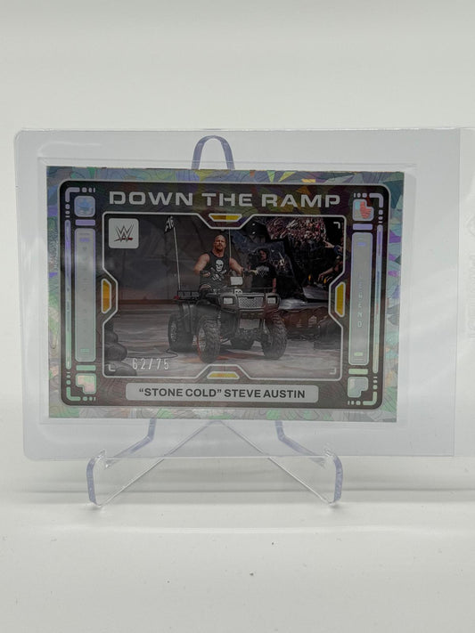2024 Panini Photogenic WWE Stone Cold Steve Austin Down the Ramp 62/75