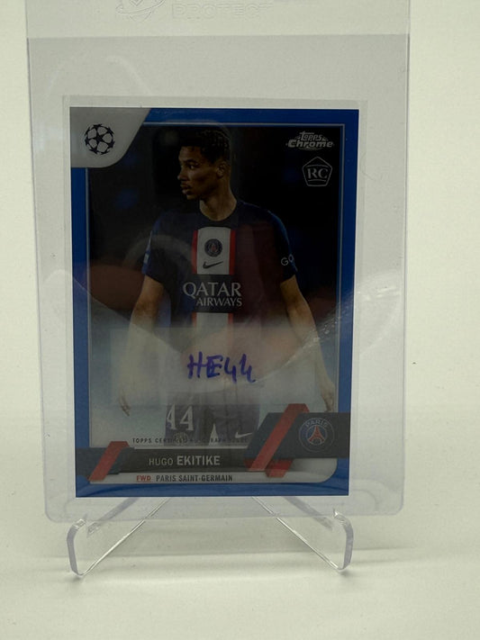 2022-23 Topps Chrome UCC Hugo Ekitike RC Auto /150