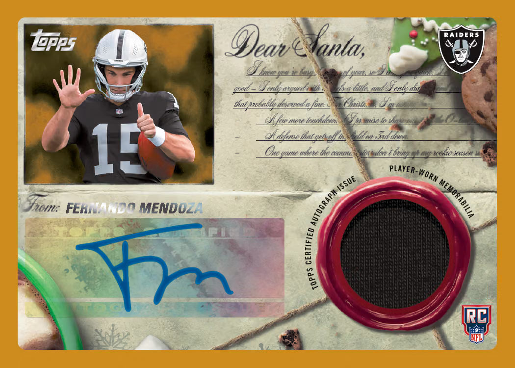 2026 Topps Holiday Mega Football - Mega Box