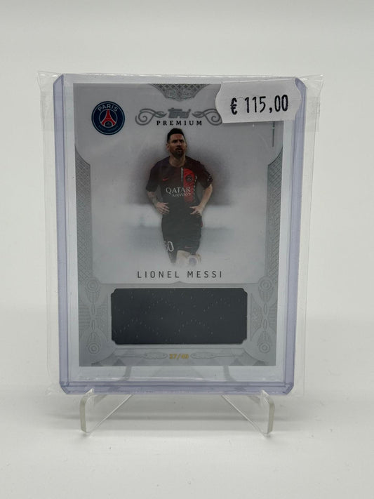 2024 Topps PSG Black & White Lionel Messi Patch /49