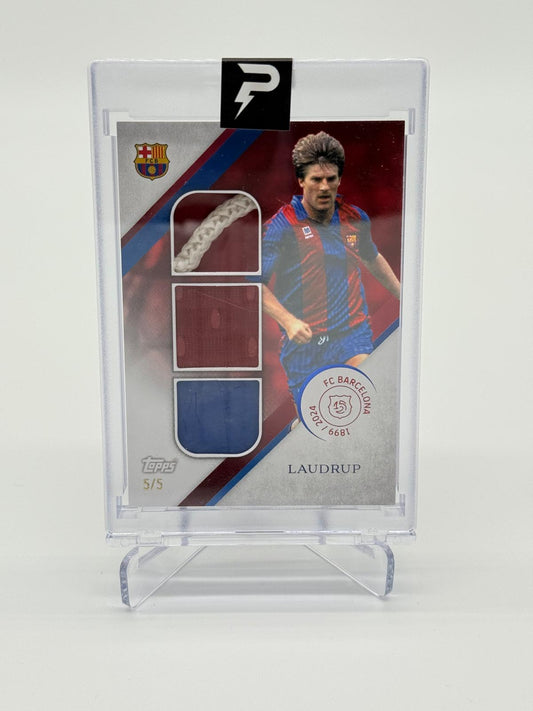 2024/25 Topps 125 Years Anniversary FC Barcelona Laudrup Triple Relic /5