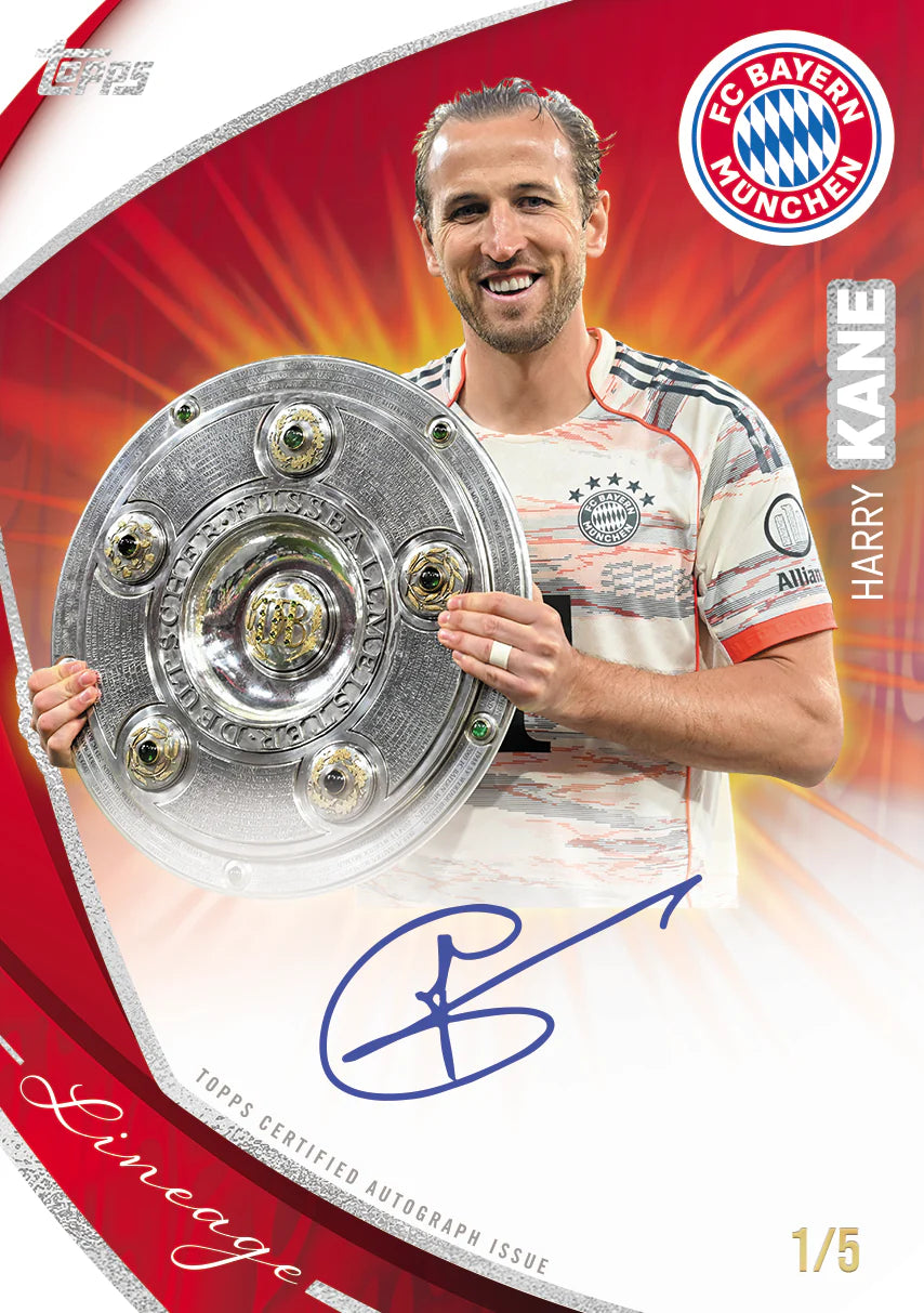 Full Case (6 Box) 2025-26 Topps Lineage FC Bayern München PYP #1