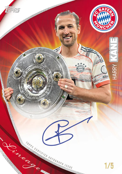 Full Case (6 Box) 2025-26 Topps Lineage FC Bayern München PYP #1