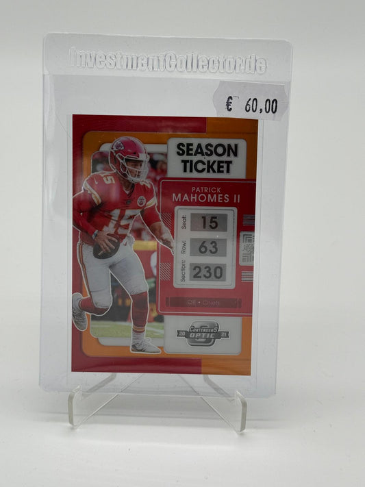 2021 Panini Contenders Patrick Mahomes Season Ticket /50