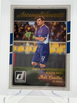 2016-17 Panini Donruss Iker Casillias Accomplishments
