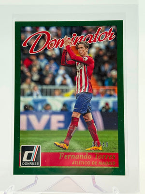 2016-17 Panini Donruss Fernando Torres Dominators Green 35/49