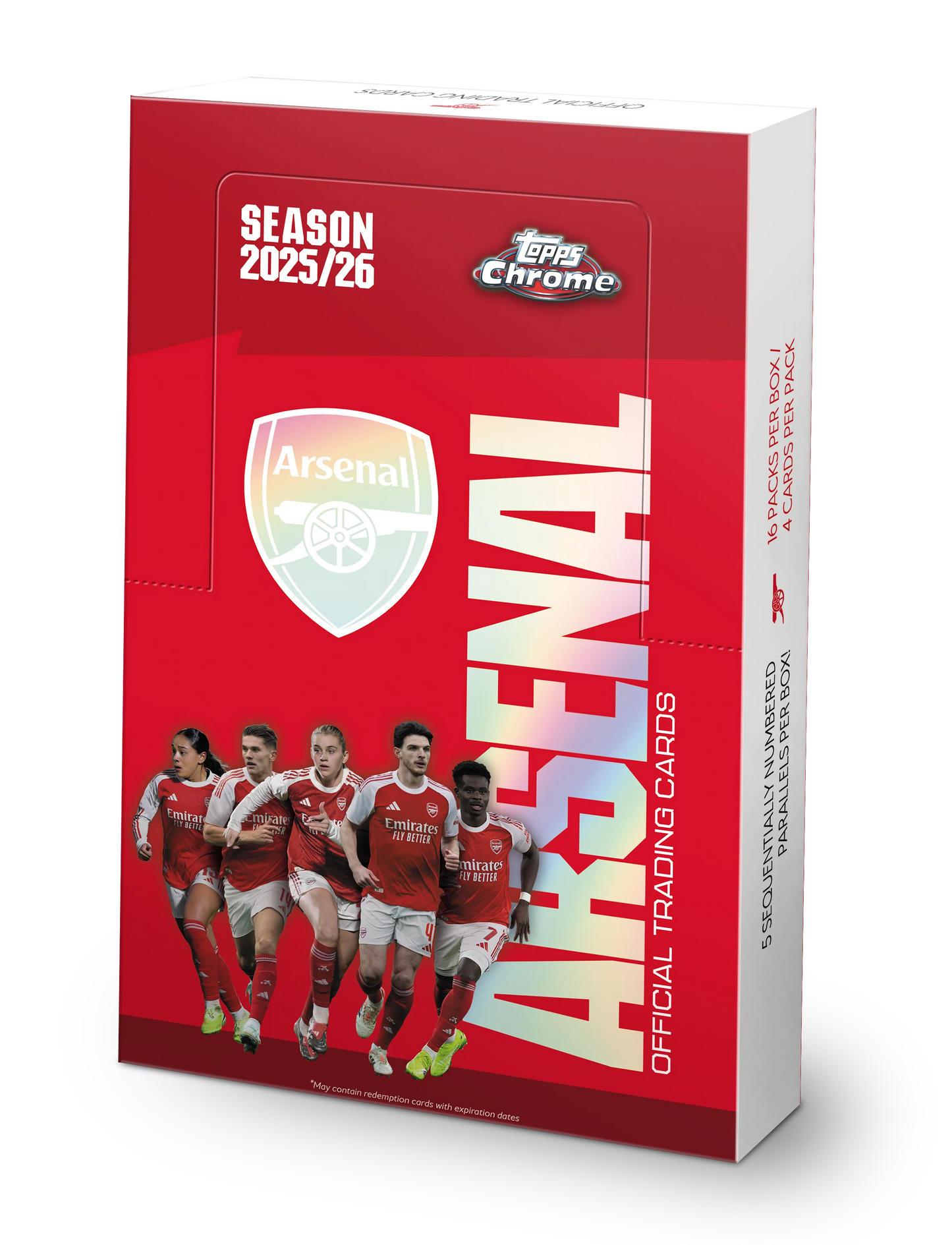 2025-26 Topps Chrome Arsenal Deck Box (SEALED)