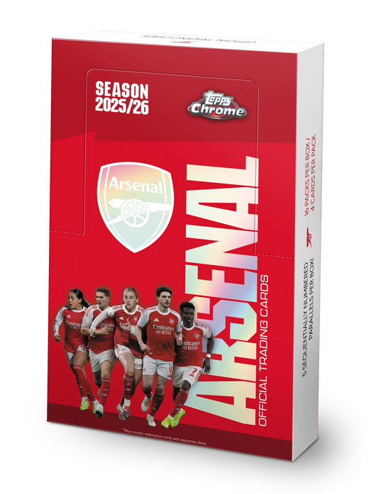 2025-26 Topps Chrome Arsenal Deck Box (SEALED)