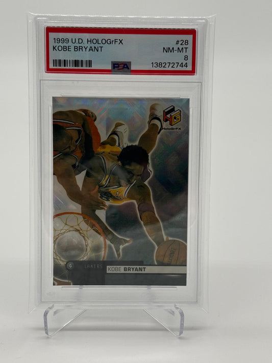 1999 Upper Deck Hologrfx Kobe Bryant PSA 8