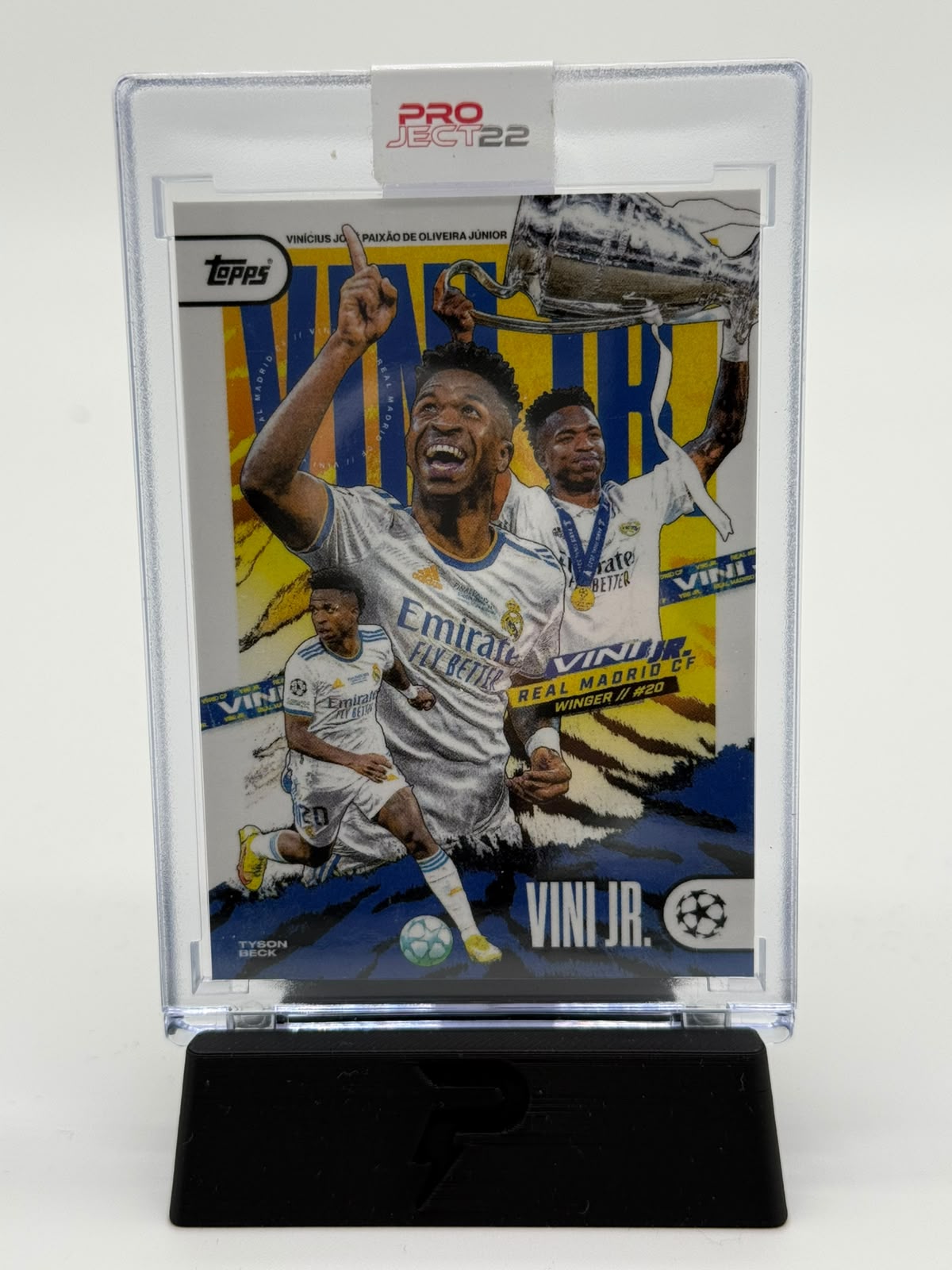 2022 Topps Project 22 Vini Jr. by Tyson Beck