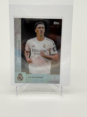 2025-26 Topps Real Madrid Team Set Jude Bellingham Black 04/10