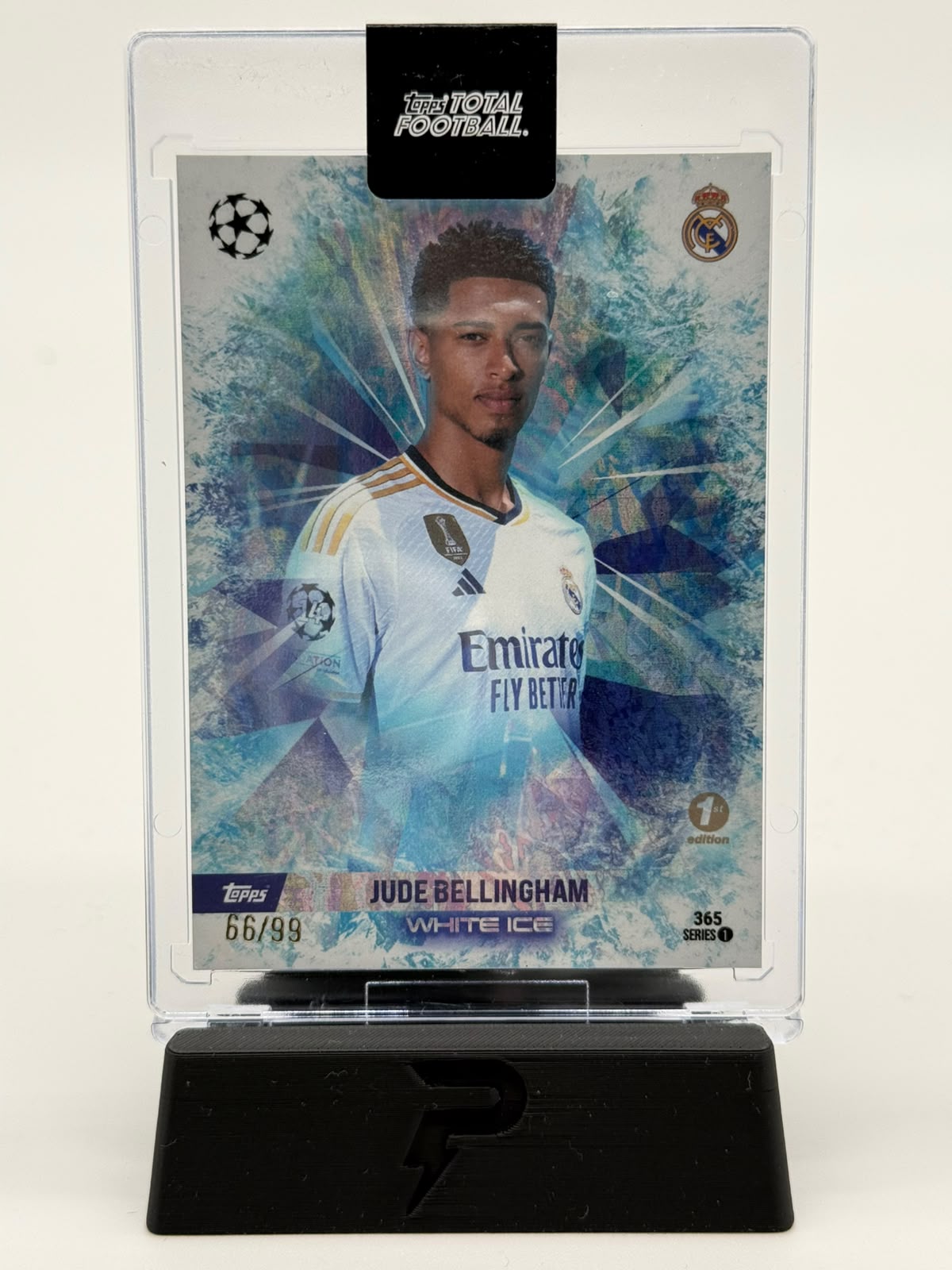 2022-23 Topps Total Football Jude Bellingham White Ice 66/99