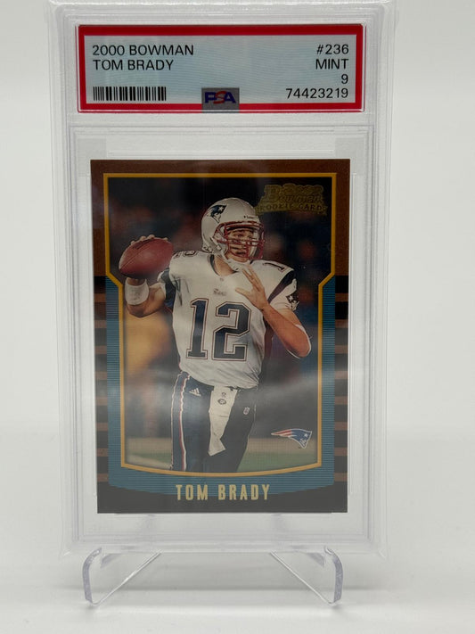 2000 Bowman Tom Brady RC PSA9