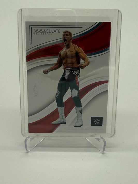 2023 Panini Immaculate WWE "The American Nightmare" Cody Rhodes /75
