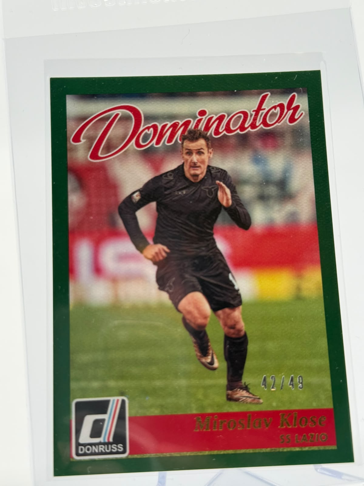 2016-17 Panini Donruss Miroslav Klose Dominators Green 42/49