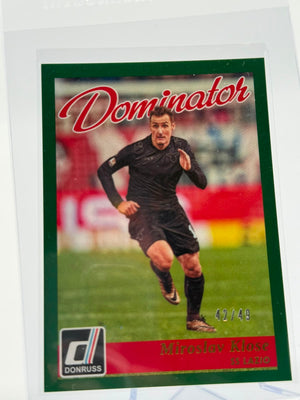 2016-17 Panini Donruss Miroslav Klose Dominators Green 42/49