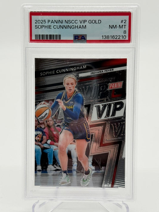 2025 Panini NSCC VIP Gold Sophie Cunningham PSA 8