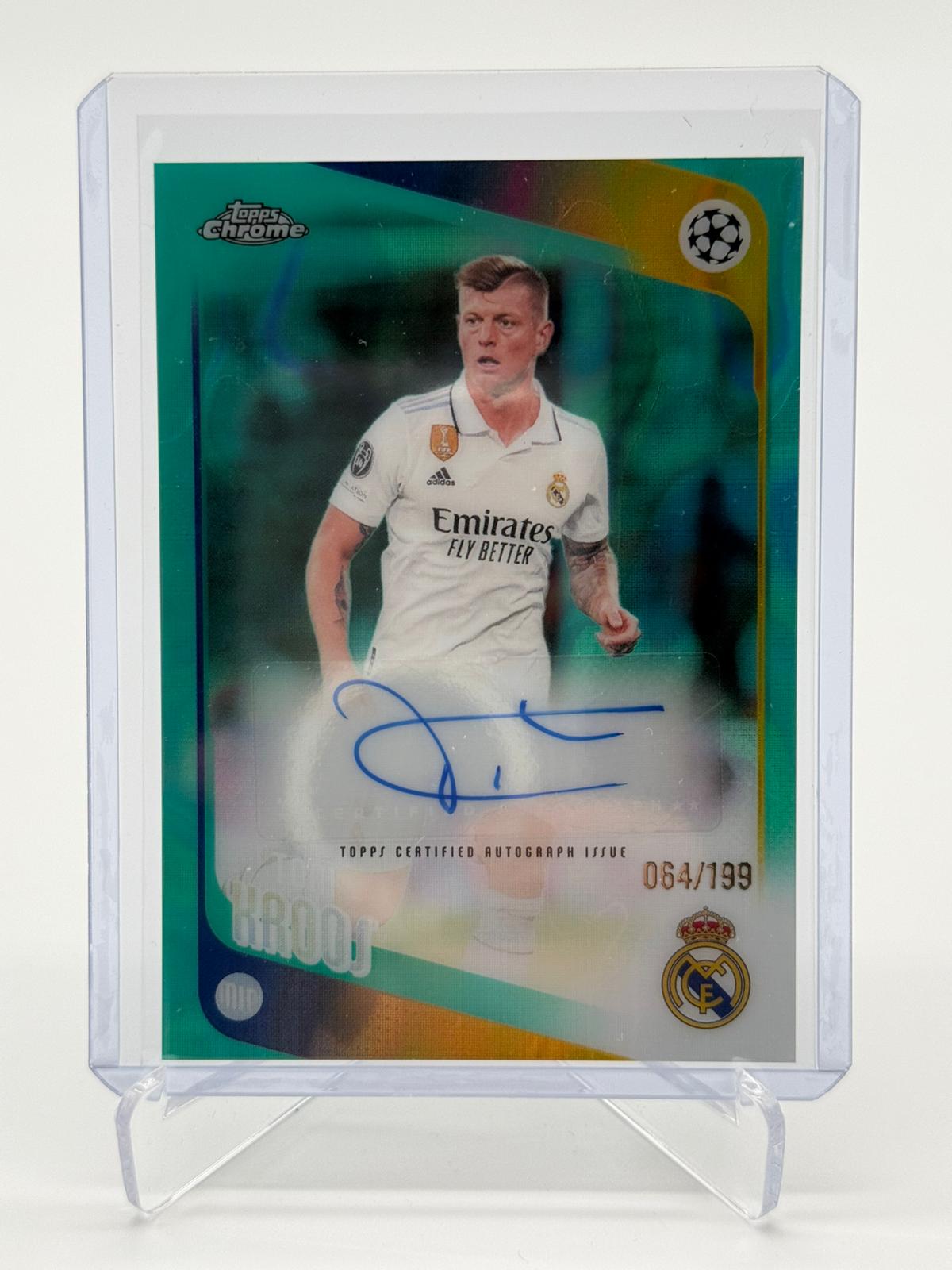 2026 Topps Chrome UCC Toni Kroos Auto 064/199