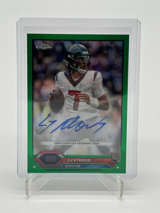 2024 Topps Chrome Football CJ Stroud Auto /99