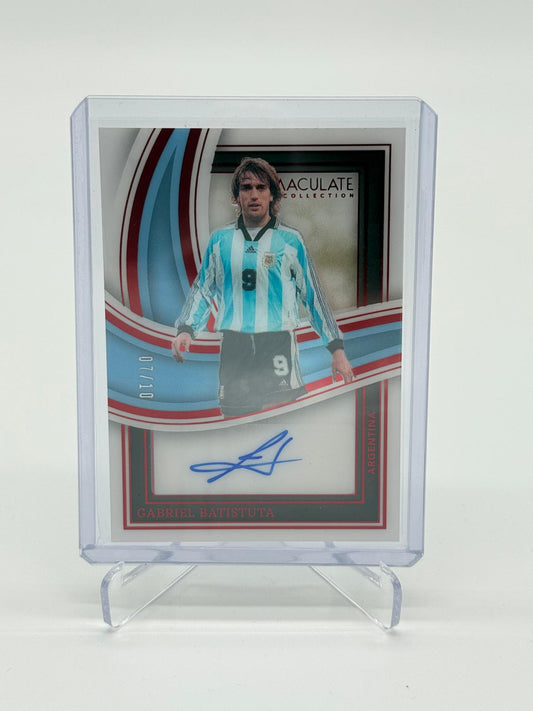 2023-24 Panini Immaculate Gabriel Batistuta Auto /10