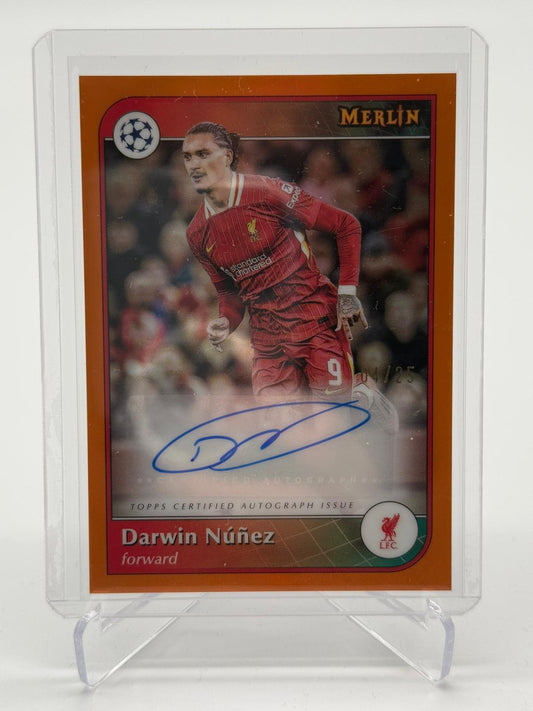 2025 Topps Merlin Darwin Nunez Auto 04/25