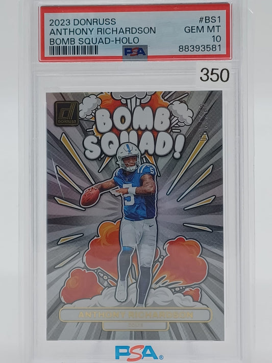 2023 Panini Donruss - Anthony Richardson /100 PSA10