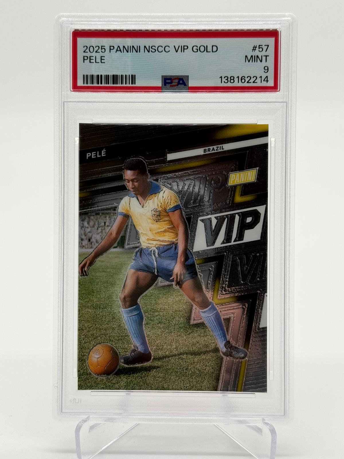 2025 Panini NSCC VIP Gold Pele PSA 9