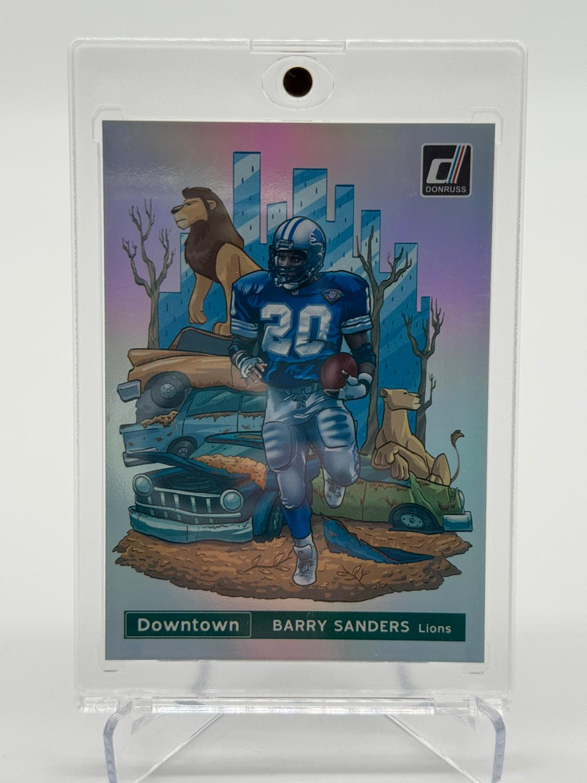 2021 Panini Donruss Football Barry Sanders Downtown
