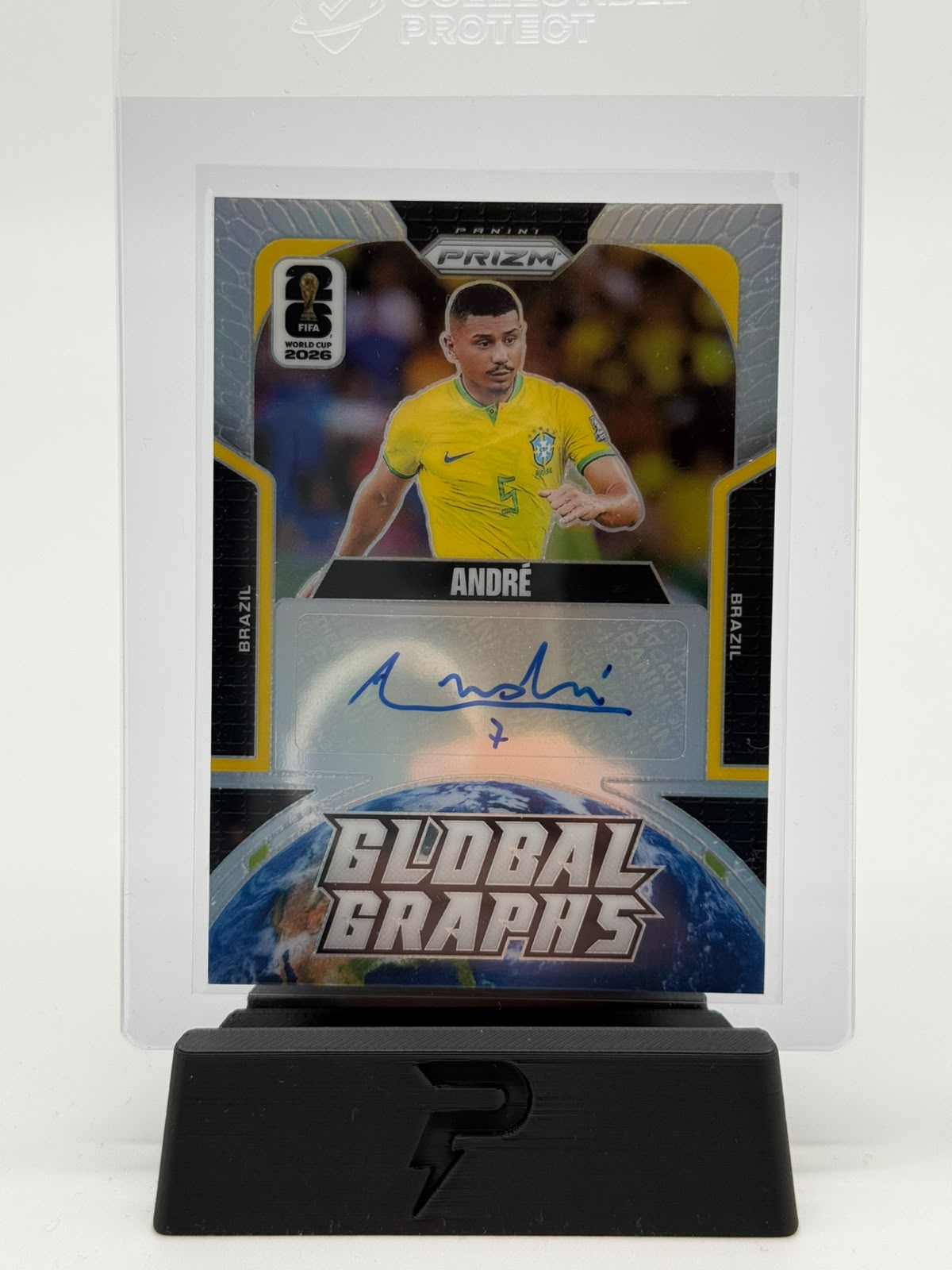 2026 Panini Prizm World Cup Andre Auto Global Graphs 06/49