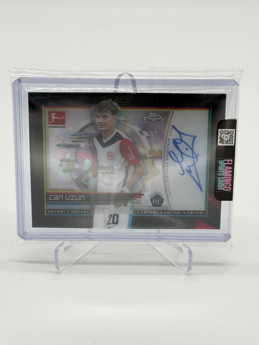 2024-25 Topps Chrome Can Uzun RC Auto Verve! Casehit