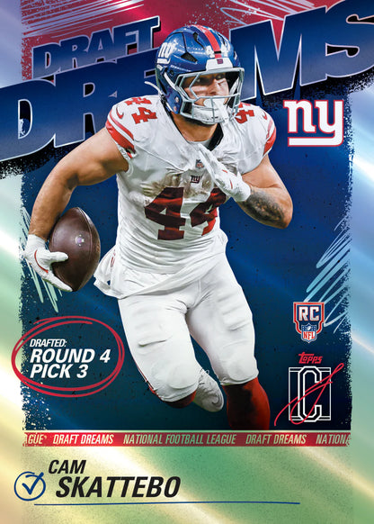 2025 Topps Signature Class Football Mega Box (LIVEBREAK)