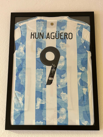 Kun Agüero Argentinien Signed Jersey