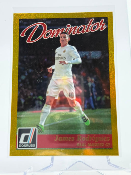2016-17 Panini Donruss James Rodriguez Dominators Gold