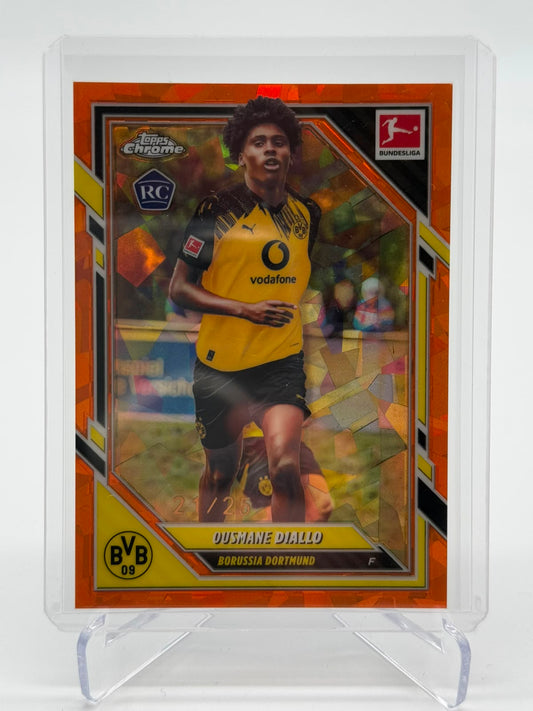 2026 Topps Bundesliga Chrome Sapphire Ousmane Diallo 21/25 RC