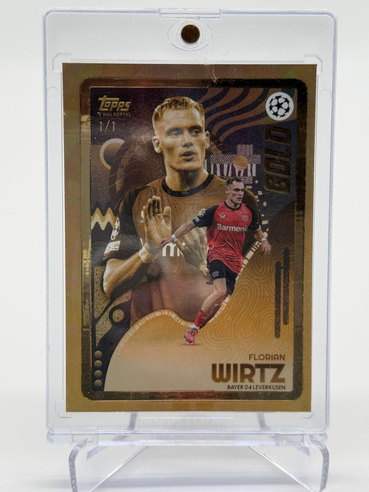 2024 Topps Gold Florian Wirtz Rainbow 1/1-3/5-03/10-12/25-39/49-62/75
