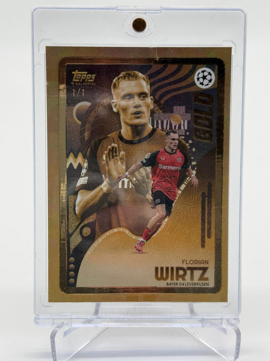2024 Topps Gold Florian Wirtz Rainbow 1/1-3/5-03/10-12/25-39/49-62/75