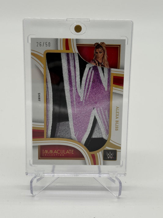 2023 Panini Immaculate WWE Alexa Bliss Shirt 26/50