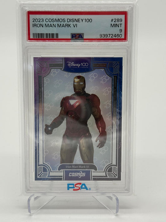 2023 Kakawow Cosmos Disney 100 All-Star Iron Man Mark VI PSA 9