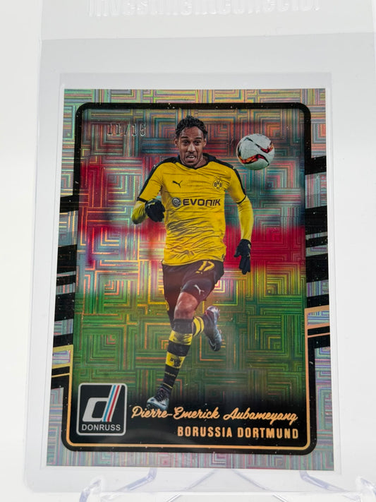 2016-17 Panini Donruss Pierre-Emerick Aubameyang Mojo 11/15