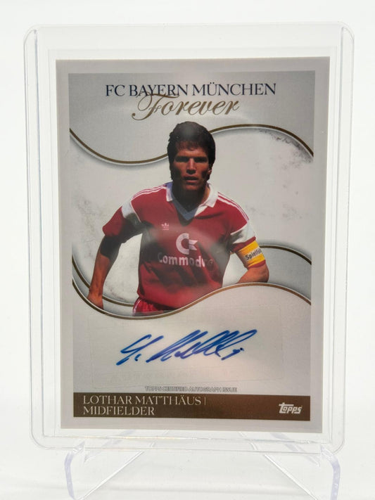 2024 Topps Fc Bayern München Forever Lothar Matthäus Auto