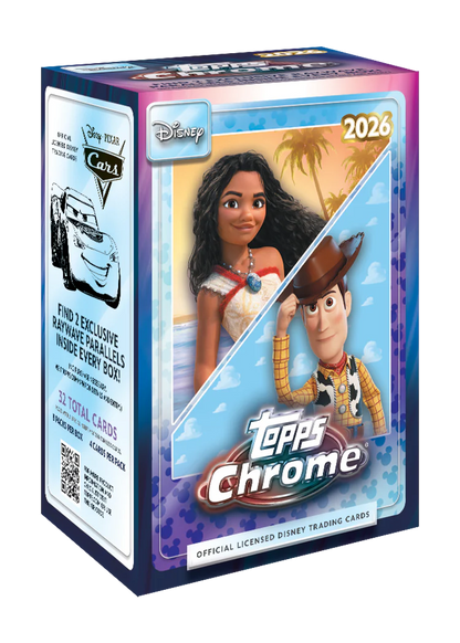2026 Topps Chrome Disney Value Box (SEALED) PRE ORDER