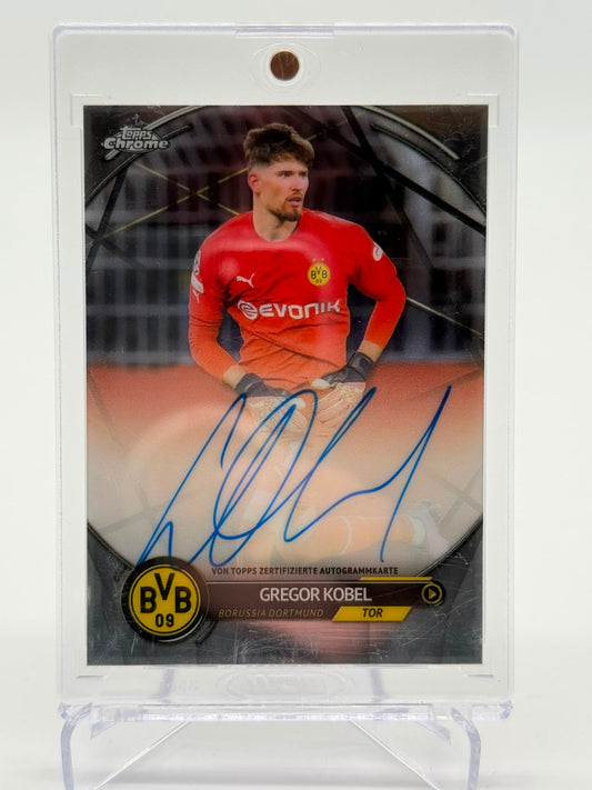 2023 Topps Bundesliga Chrome Gregor Kobel AUTO 16/75