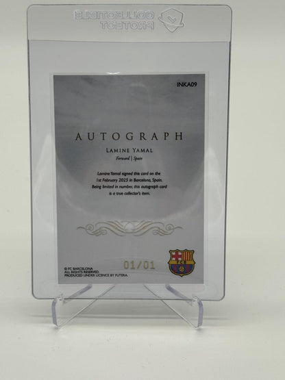 Futera FC Barcelona Lamine Yamal Autograph 01/01