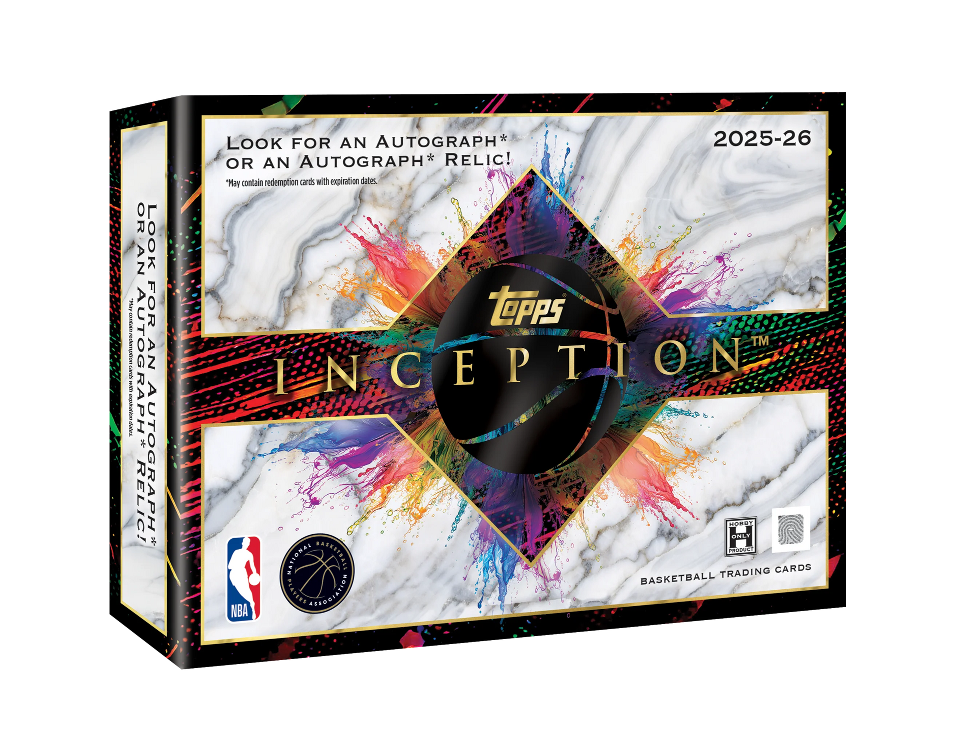 Topps NBA Inception Basketball 2025-26 Hobby Box LIVEBREAK mit exklusiven NBA Trading Cards, Rookie Cards, Autogrammen und seltenen Parallels.