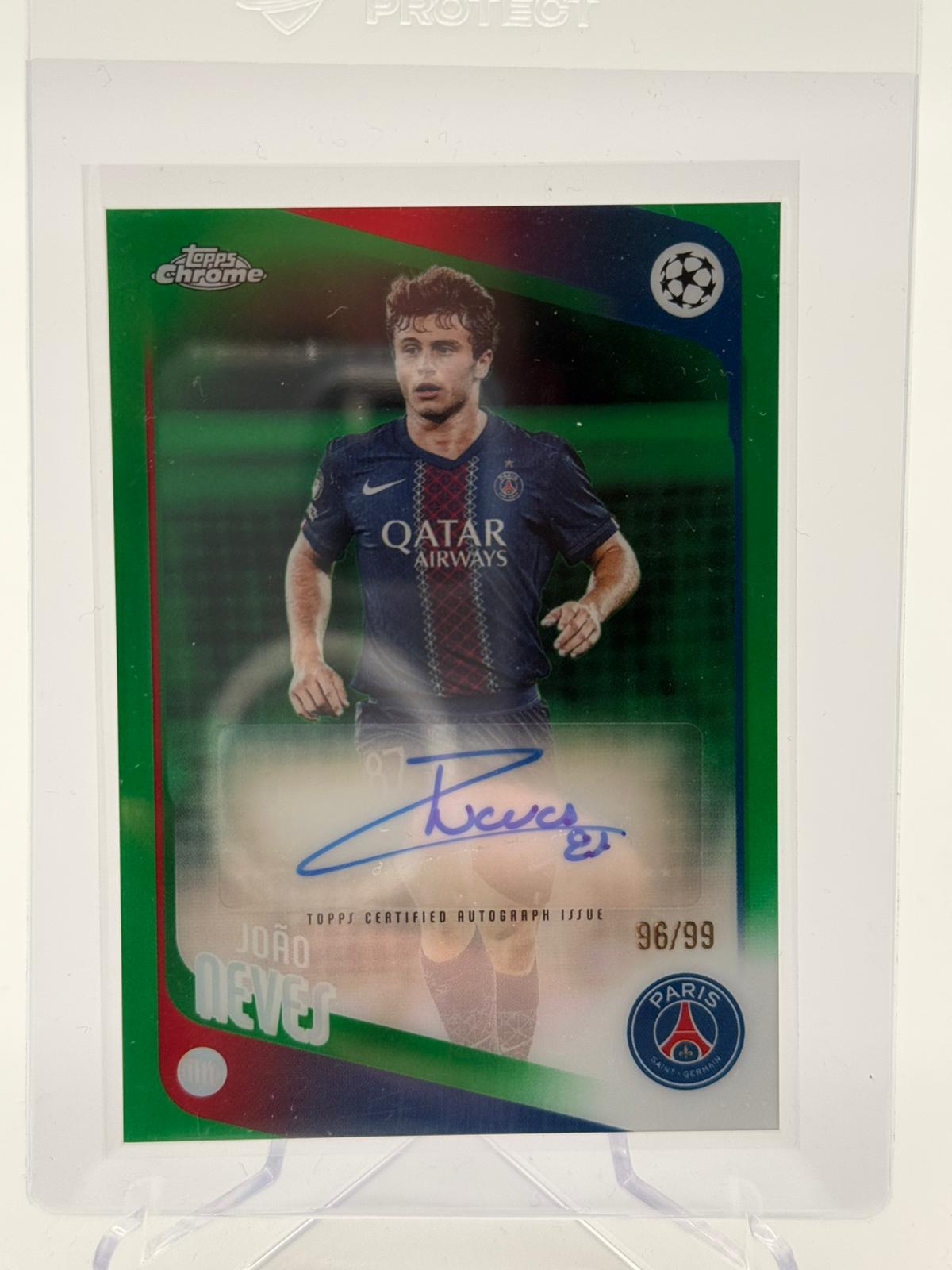 2026 Topps Chrome UCC Joao Neves Autogramm 96/99