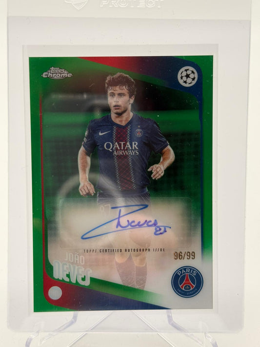 2026 Topps Chrome UCC Joao Neves Autogramm 96/99