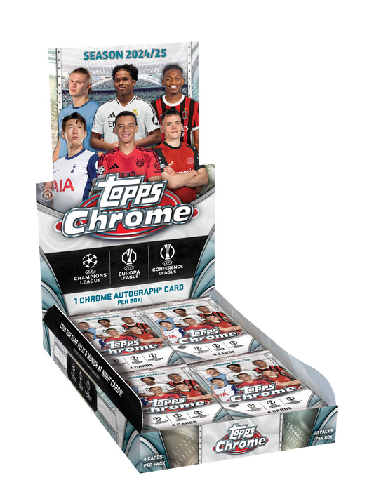 2024-25 Topps UCC Chrome Hobby Box (SEALED) (PREORDER)