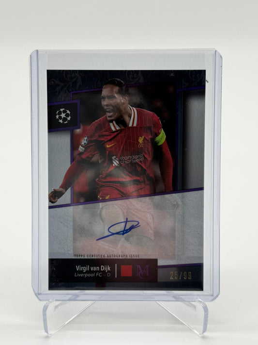 2025 Topps Museum Virgil van Dijk Auto 25/99